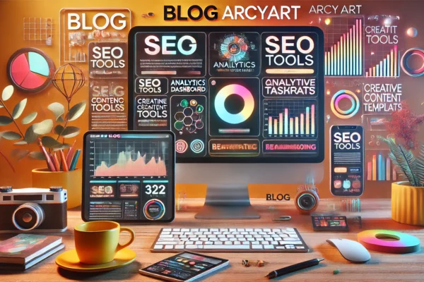 Blog Arcyart showcasing SEO strategies and creative content.