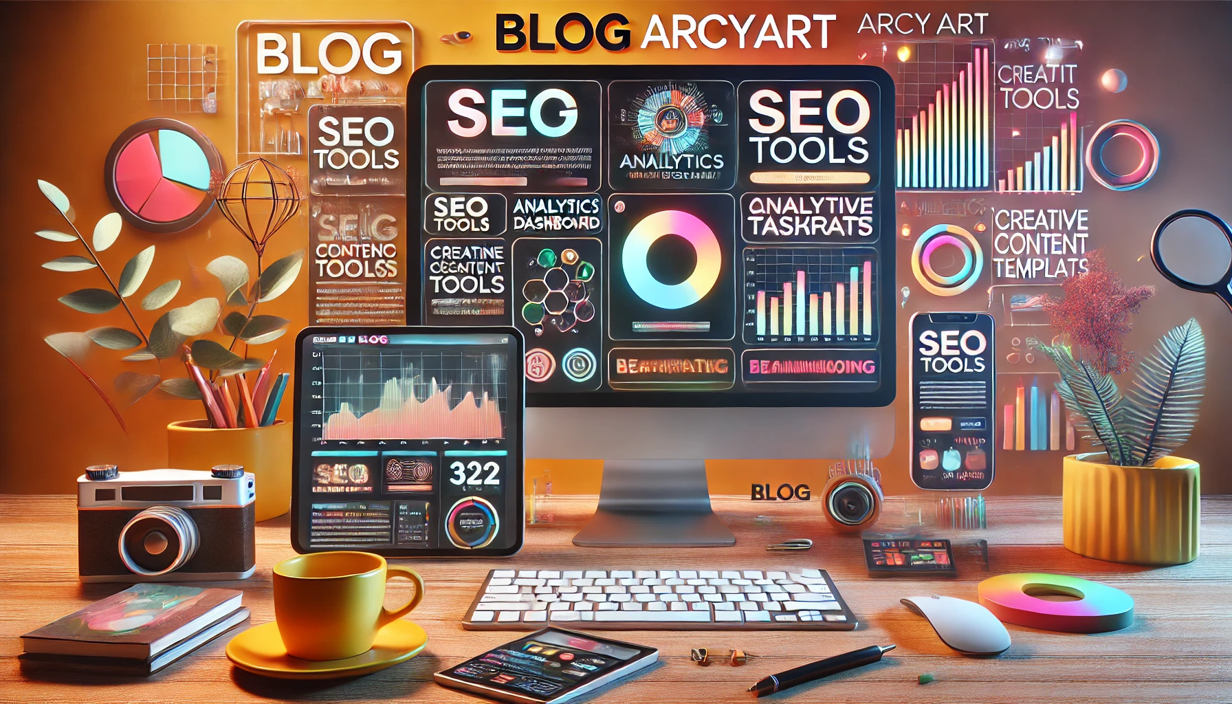 Blog Arcyart showcasing SEO strategies and creative content.